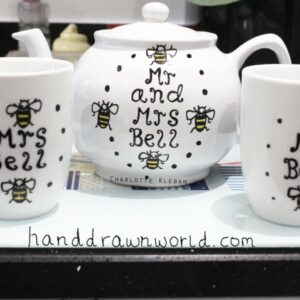 Bees Design Tea Set For Two