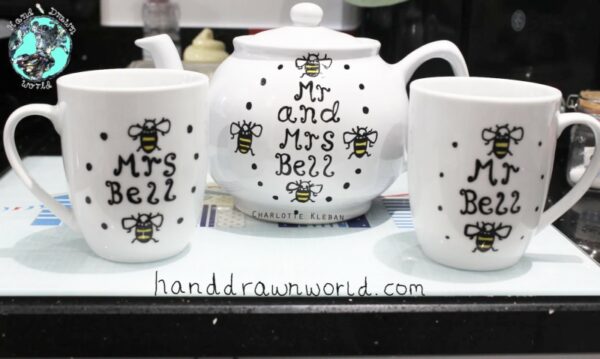 Bees Design Tea Set For Two